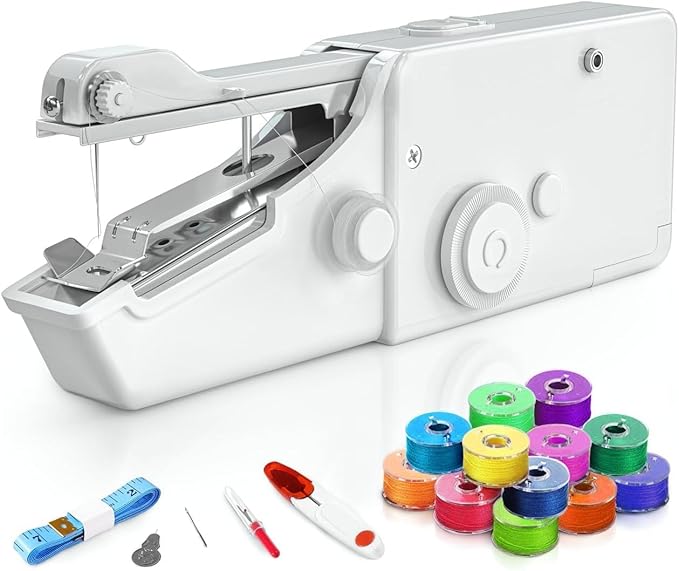 🧵✨ Mini Rechargeable Sewing Machine — Stitch Anywhere! ✨🧵