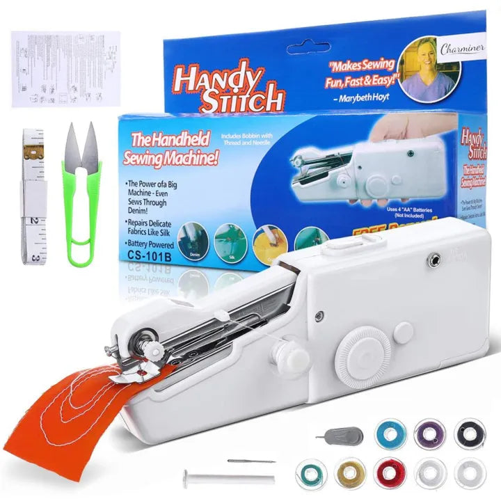 🧵✨ Mini Rechargeable Sewing Machine — Stitch Anywhere! ✨🧵