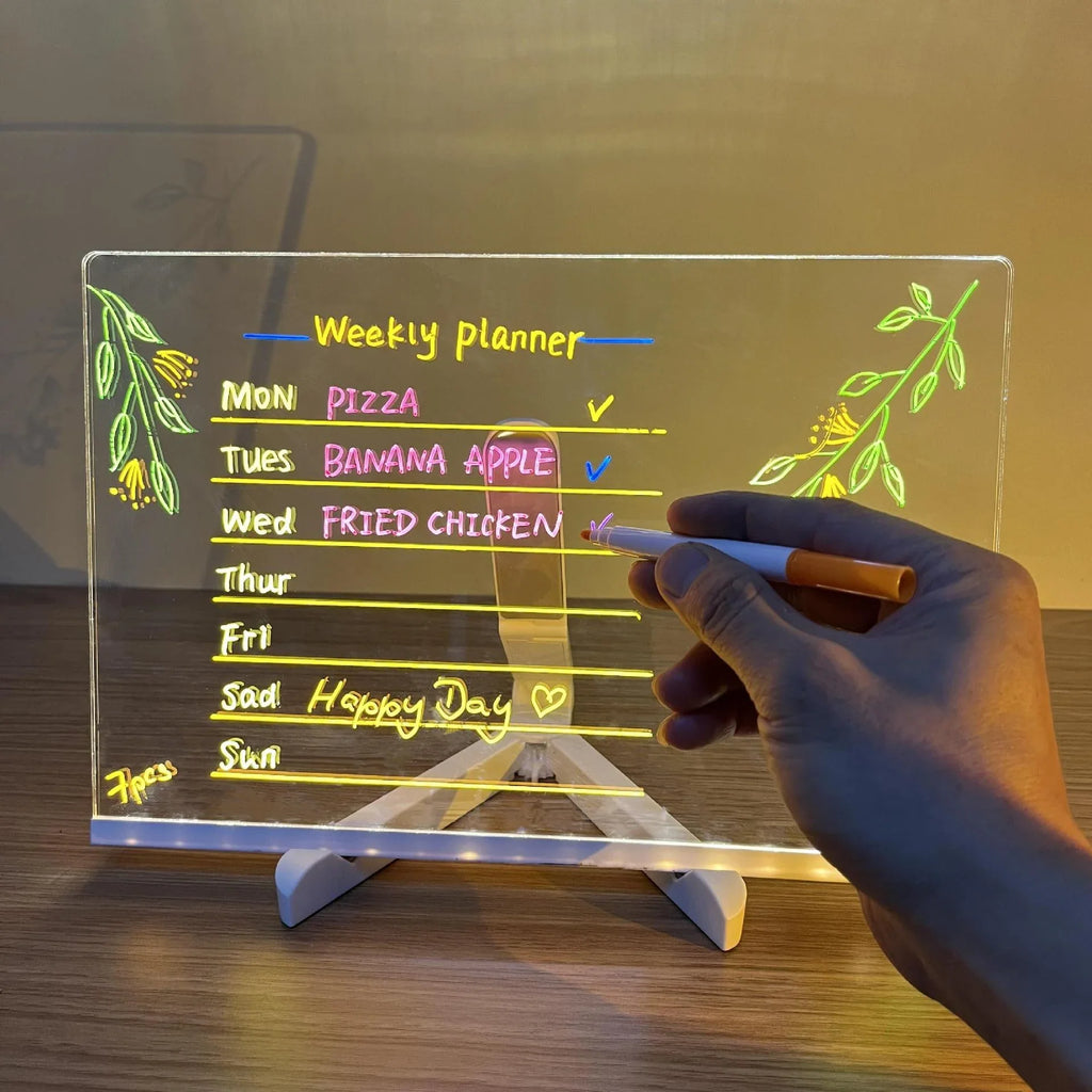 🌟✨ LED Acrylic Drawing Board – Light Up Your Child’s Creativity! ✏️💡🎨